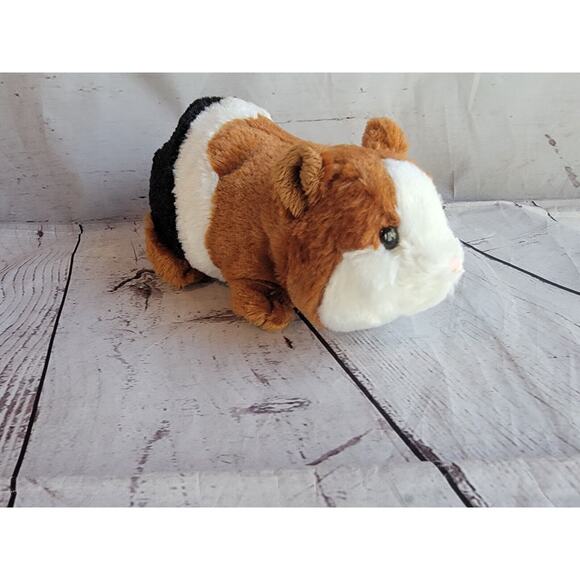 Ganz Webkinz Guinea Pig HM361 No Code Black Brown White Plush Stuffed Animal - Picture 1 of 8
